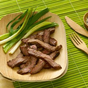 asian barbecued skirt steak recipe image