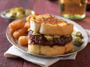 barbecue chipotle burgers recipe image