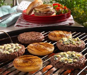 grilled onion cheeseburgers recipe image
