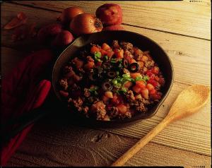 southwestern beef hash recipe image