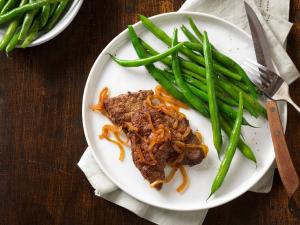 classic beef liver & onions recipe image