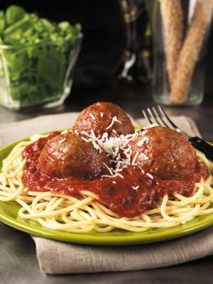 baked italian meatballs recipe image