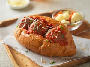 zesty meatball sandwiches recipe image