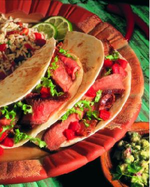 traditional beef steak tacos recipe image