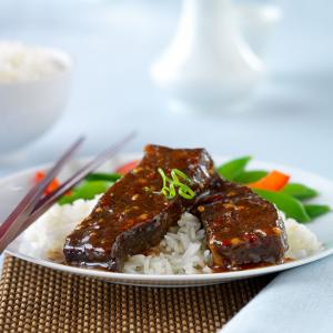 asian sweet & spicy ribs recipe image