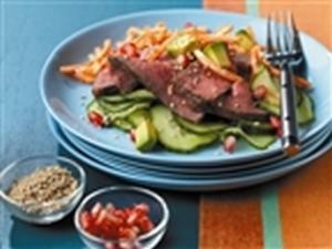 beef california roll salad recipe image
