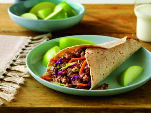 rock and roll beef wraps recipe image