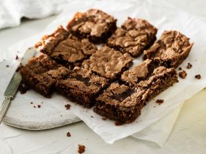 chocolate beefy brownies recipe image