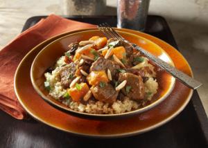 moroccan beef and sweet potato stew recipe image