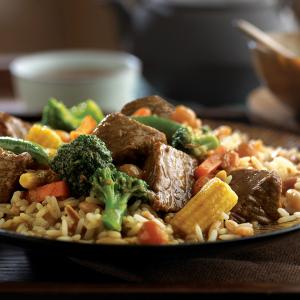 asian braised beef with vegetables recipe image
