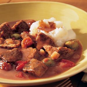 beef & green olive stew recipe image