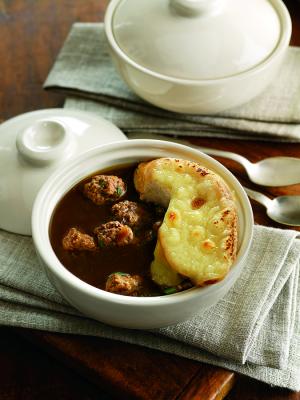 beefy french onion soup recipe image