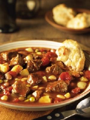 cowboy beef stew recipe image