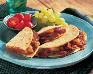 bbq beef & cheese Quesadillas recipe image