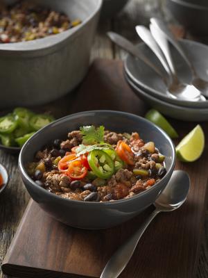 simple beef and brew chili recipe image