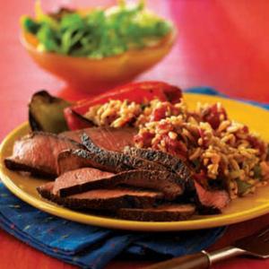 cajun beef pepper steak recipe image