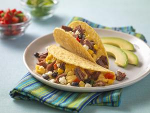 breakfast skillet beef tacos recipe image